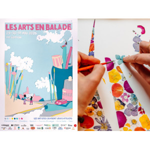Arts en Balade 2026 : Venez me voir créer des herbiers à l'atelier